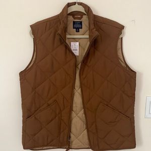 NEW J.Crew Men’s medium Quilted vest!